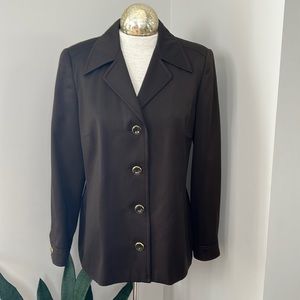Escada by Margaretha Ley Jacket-Size 10/EU 40-Brown- Pristine Condition!